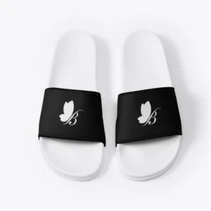 B' Comfy Slides (BLACK)