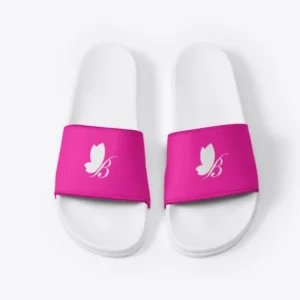 B' Comfy Slides (HOT PINK)