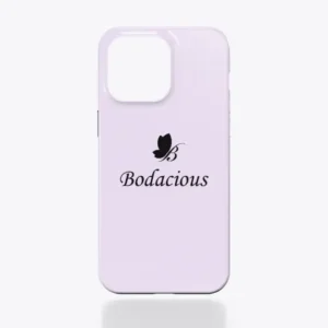 B' iPhone Case (LIGHT PURPLE)